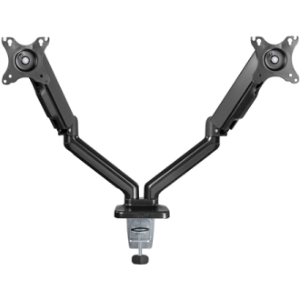 Goobay Desk Mount | Double Monitor Mount with Gas Spring | Swivel, Tilt, Rotation | 17-32 Goobay Desk Mount | Double Monitor Mount with Gas Spring | Swivel, Tilt, Rotation | 17-32