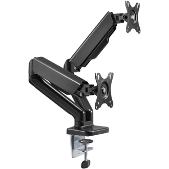 Goobay Desk Mount | Double Monitor Mount with Gas Spring | Swivel, Tilt, Rotation | 17-32 Goobay Desk Mount | Double Monitor Mount with Gas Spring | Swivel, Tilt, Rotation | 17-32
