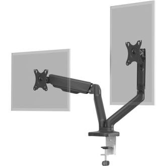 Goobay Desk Mount | Double Monitor Mount with Gas Spring | Swivel, Tilt, Rotation | 17-32 Goobay Desk Mount | Double Monitor Mount with Gas Spring | Swivel, Tilt, Rotation | 17-32