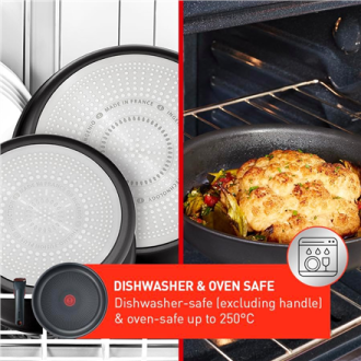 TEFAL Pot Set, 4 pcs | L7649453 Ingenio Ultimate | Aluminum | Black TEFAL Pot Set, 4 pcs | L7649453 Ingenio Ultimate | Aluminum | Black