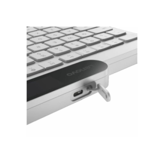 Lenovo 800 Self-Charging Bluetooth Keyboard-US English | Keyboard | Bluetooth | US English | White Lenovo 800 Self-Charging Bluetooth Keyboard-US English | Keyboard | Bluetooth | US English | White