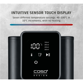 Caso | Turbo Hot Water Dispenser | HW 616 | Water Dispenser | 2600 W | 2.5 L | Plastic/Stainless Steel | Black/Stainless Steel Caso | Turbo Hot Water Dispenser | HW 616 | Water Dispenser | 2600 W | 2.5 L | Plastic/Stainless Steel | Black/Stainless Steel