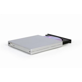 Gembird External USB DVD drive | DVD-USB-021-SV | Interface USB 2.0 | CD/DVD | CD read speed 24 x | CD write speed 24 x | Silver Gembird External USB DVD drive | DVD-USB-021-SV | Interface USB 2.0 | CD/DVD | CD read speed 24 x | CD write speed 24 x | Silver
