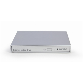 Gembird External USB DVD drive | DVD-USB-021-SV | Interface USB 2.0 | CD/DVD | CD read speed 24 x | CD write speed 24 x | Silver Gembird External USB DVD drive | DVD-USB-021-SV | Interface USB 2.0 | CD/DVD | CD read speed 24 x | CD write speed 24 x | Silver