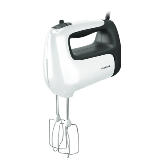 TEFAL | Hand mixer | HT460138 Prep'Mix | 500 W | Hand Mixer | Number of speeds 5 | Turbo mode | White/Grey TEFAL | Hand mixer | HT460138 Prep'Mix | 500 W | Hand Mixer | Number of speeds 5 | Turbo mode | White/Grey