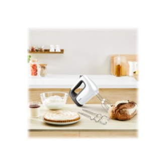 TEFAL | Hand mixer | HT460138 Prep'Mix | 500 W | Hand Mixer | Number of speeds 5 | Turbo mode | White/Grey TEFAL | Hand mixer | HT460138 Prep'Mix | 500 W | Hand Mixer | Number of speeds 5 | Turbo mode | White/Grey