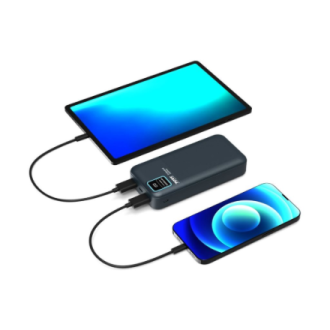 PORT CONNECT External USB-C battery | 20000 mAh | Blue PORT CONNECT External USB-C battery | 20000 mAh | Blue