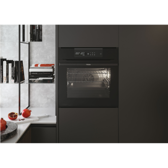 Haier Oven | HWO60SM2B9BH | 70 L | Electric | Pyrolytic/Hydrolytic | Touch | Height 59.5 cm | Width 59.5 cm | Black Haier Oven | HWO60SM2B9BH | 70 L | Electric | Pyrolytic/Hydrolytic | Touch | Height 59.5 cm | Width 59.5 cm | Black