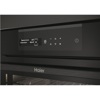 Haier Oven | HWO60SM2B9BH | 70 L | Electric | Pyrolytic/Hydrolytic | Touch | Height 59.5 cm | Width 59.5 cm | Black Haier Oven | HWO60SM2B9BH | 70 L | Electric | Pyrolytic/Hydrolytic | Touch | Height 59.5 cm | Width 59.5 cm | Black