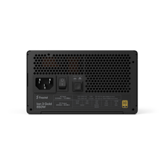Fractal Design Power Supply, Black | Ion 3 Gold | 850 W Fractal Design Power Supply, Black | Ion 3 Gold | 850 W