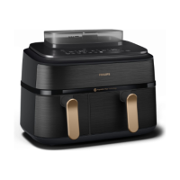 Philips Dual Steam Air Fryer | NA552/00 5000 Series | Power 2750 W | Capacity 9 L | RapidAir Plus | Black Philips Dual Steam Air Fryer | NA552/00 5000 Series | Power 2750 W | Capacity 9 L | RapidAir Plus | Black