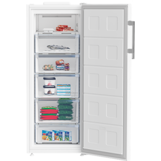 BEKO Freezer | B5RFNE274W | Energy efficiency class E | Upright | Free standing | Height 151.5 cm | Total net capacity 220 L | N BEKO Freezer | B5RFNE274W | Energy efficiency class E | Upright | Free standing | Height 151.5 cm | Total net capacity 220 L | N