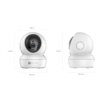 EZVIZ | IP Camera | CS-H6c (3MP,W1) | PTZ | 3 MP | 4mm | IP20 | H.264/H.265 | MicroSD, up to 512 GB EZVIZ | IP Camera | CS-H6c (3MP,W1) | PTZ | 3 MP | 4mm | IP20 | H.264/H.265 | MicroSD, up to 512 GB