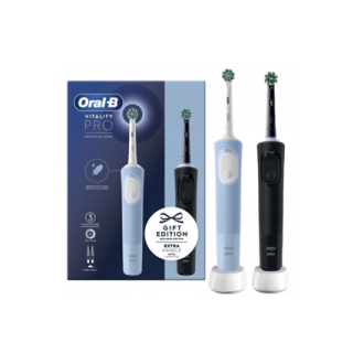 Oral-B Electric Toothbrushes | Vitality Pro Duo | Rechargeable | For adults | Number of brush heads included 2 | Number of teeth Oral-B Electric Toothbrushes | Vitality Pro Duo | Rechargeable | For adults | Number of brush heads included 2 | Number of teeth