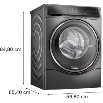 Bosch | Washing Machine | WNC254ARSN | Energy efficiency class A/D | Front loading | Washing capacity 10.5 kg | 1400 RPM | Depth Bosch | Washing Machine | WNC254ARSN | Energy efficiency class A/D | Front loading | Washing capacity 10.5 kg | 1400 RPM | Depth