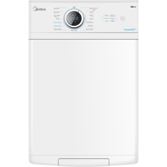 Midea | Washing Machine | MF100T70BA10/W-HR | Energy efficiency class A | Top loading | Washing capacity 7 kg | 1200 RPM | Depth