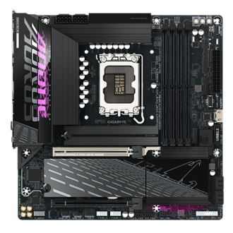 Gigabyte B860M AORUS ELITE WIFI6E | Processor family Intel | Processor socket LGA1851 | DDR5 | Supported hard disk drive interfa Gigabyte B860M AORUS ELITE WIFI6E | Processor family Intel | Processor socket LGA1851 | DDR5 | Supported hard disk drive interfa