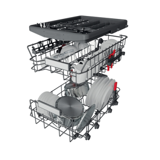 Whirlpool Dishwasher | WSBO 3O34 PF X | Built-in | Width 45 cm | Number of place settings 10 | Number of programs 8 | Energy eff Whirlpool Dishwasher | WSBO 3O34 PF X | Built-in | Width 45 cm | Number of place settings 10 | Number of programs 8 | Energy eff