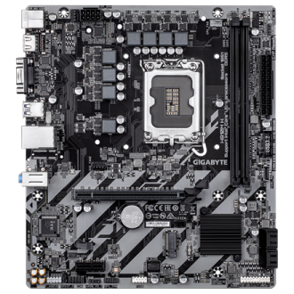 Gigabyte H810M H | Processor family Intel | Processor socket LGA1851 | DDR5 | Supported hard disk drive interfaces SATA, M.2 | N Gigabyte H810M H | Processor family Intel | Processor socket LGA1851 | DDR5 | Supported hard disk drive interfaces SATA, M.2 | N