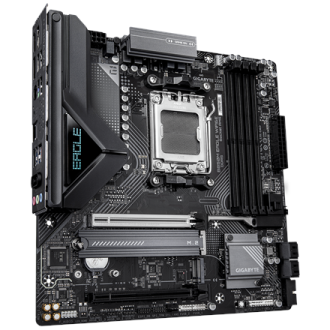 Gigabyte B850M EAGLE WF6E | Processor family AMD | Processor socket AM5 | DDR5 | Supported hard disk drive interfaces SATA, M.2 Gigabyte B850M EAGLE WF6E | Processor family AMD | Processor socket AM5 | DDR5 | Supported hard disk drive interfaces SATA, M.2