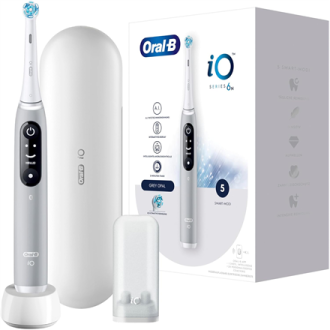 Oral-B Electric Toothbrush | iO6s | Rechargeable | For adults | Number of brush heads included 2 | Number of teeth brushing mode Oral-B Electric Toothbrush | iO6s | Rechargeable | For adults | Number of brush heads included 2 | Number of teeth brushing mode
