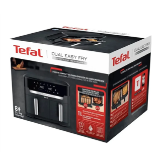 TEFAL | Air Fryer | EY942HE0 Easy Fry Dual XXL | Power 2700 W | Capacity 11 L | Dark Grey TEFAL | Air Fryer | EY942HE0 Easy Fry Dual XXL | Power 2700 W | Capacity 11 L | Dark Grey