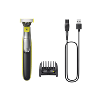 Philips Shaver | QP2734/23 OneBlade 360 | Operating time (max) 60 min | Wet & Dry | Lithium Ion | Green/Gray Philips Shaver | QP2734/23 OneBlade 360 | Operating time (max) 60 min | Wet & Dry | Lithium Ion | Green/Gray