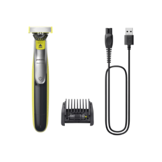 Philips Shaver | QP2734/23 OneBlade 360 | Operating time (max) 60 min | Wet & Dry | Lithium Ion | Green/Gray Philips Shaver | QP2734/23 OneBlade 360 | Operating time (max) 60 min | Wet & Dry | Lithium Ion | Green/Gray