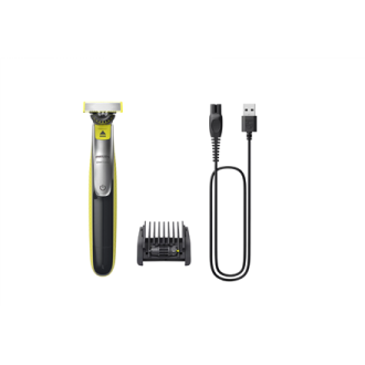 Philips Shaver | QP2734/23 OneBlade 360 | Operating time (max) 60 min | Wet & Dry | Lithium Ion | Green/Gray Philips Shaver | QP2734/23 OneBlade 360 | Operating time (max) 60 min | Wet & Dry | Lithium Ion | Green/Gray