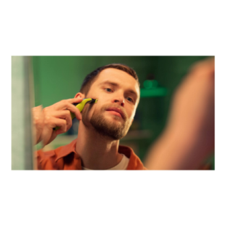 Philips Shaver | QP2734/23 OneBlade 360 | Operating time (max) 60 min | Wet & Dry | Lithium Ion | Green/Gray Philips Shaver | QP2734/23 OneBlade 360 | Operating time (max) 60 min | Wet & Dry | Lithium Ion | Green/Gray