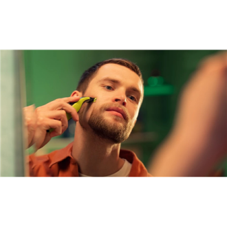 Philips Shaver | QP2734/23 OneBlade 360 | Operating time (max) 60 min | Wet & Dry | Lithium Ion | Green/Gray Philips Shaver | QP2734/23 OneBlade 360 | Operating time (max) 60 min | Wet & Dry | Lithium Ion | Green/Gray