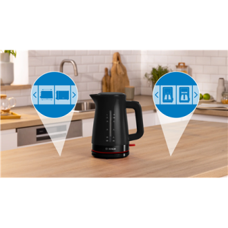 Bosch Kettle | TWK3M123 MyMoment | Electric | 2400 W | 1.7 L | Plastic | 360 rotational base | Black Bosch Kettle | TWK3M123 MyMoment | Electric | 2400 W | 1.7 L | Plastic | 360 rotational base | Black