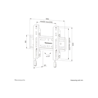 Neomounts Wall mount | WL30S-850BL12 TV mount | Micro adjustment | 24-65 Neomounts Wall mount | WL30S-850BL12 TV mount | Micro adjustment | 24-65