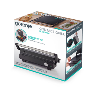 Gorenje Multifunctional Grill | GCG2000M | Grill | Black Gorenje Multifunctional Grill | GCG2000M | Grill | Black