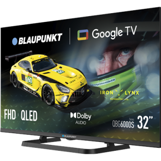 Blaupunkt QLED TV | 32QBG6000S | 32 | Smart TV | Google TV | Black Blaupunkt QLED TV | 32QBG6000S | 32 | Smart TV | Google TV | Black