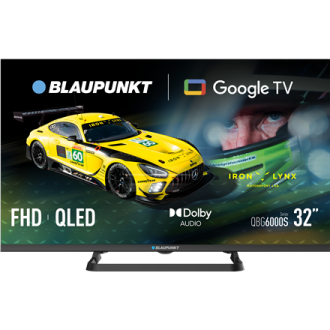 Blaupunkt QLED TV | 32QBG6000S | 32 | Smart TV | Google TV | Black Blaupunkt QLED TV | 32QBG6000S | 32 | Smart TV | Google TV | Black