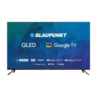 Blaupunkt | QLED TV | 50QBG6000S | 50 | Smart TV | Google TV | UHD | Black Blaupunkt | QLED TV | 50QBG6000S | 50 | Smart TV | Google TV | UHD | Black