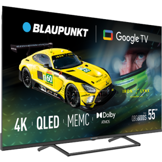 Blaupunkt QLED TV | 55QBG6000S | 55 | Smart TV | Google TV | Black Blaupunkt QLED TV | 55QBG6000S | 55 | Smart TV | Google TV | Black