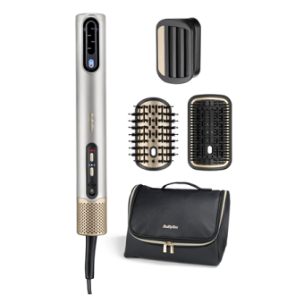 BABYLISS | Hair styling comb | Air Wand AS6555E | Ion conditioning | Number of heating levels 4 | 1600 W | Chrome BABYLISS | Hair styling comb | Air Wand AS6555E | Ion conditioning | Number of heating levels 4 | 1600 W | Chrome