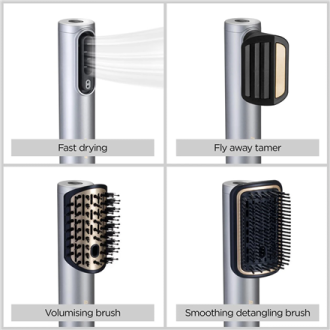 BABYLISS | Hair styling comb | Air Wand AS6555E | Ion conditioning | Number of heating levels 4 | 1600 W | Chrome BABYLISS | Hair styling comb | Air Wand AS6555E | Ion conditioning | Number of heating levels 4 | 1600 W | Chrome