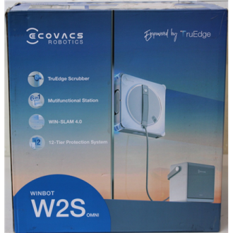 SALE OUT. | Ecovacs Window Cleaning Robot | WINBOT W2S OMNI | Corded | 8000 Pa | White | ITEM USED, DIRTY AND SCRATCHED SALE OUT. | Ecovacs Window Cleaning Robot | WINBOT W2S OMNI | Corded | 8000 Pa | White | ITEM USED, DIRTY AND SCRATCHED