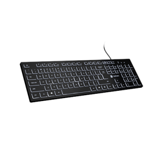 Natec | Herring Glow | Keyboard | Wired | US | Black Natec | Herring Glow | Keyboard | Wired | US | Black