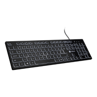 Natec | Herring Glow | Keyboard | Wired | US | Black Natec | Herring Glow | Keyboard | Wired | US | Black