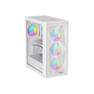 Genesis Gaming PC Case | Diaxid 605 ARGB | Midi Tower | White Genesis Gaming PC Case | Diaxid 605 ARGB | Midi Tower | White