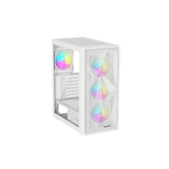 Genesis Gaming PC Case | Diaxid 605 ARGB | Midi Tower | White Genesis Gaming PC Case | Diaxid 605 ARGB | Midi Tower | White