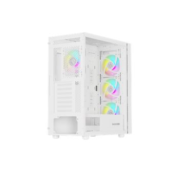 Genesis Gaming PC Case | Diaxid 605 ARGB | Midi Tower | White Genesis Gaming PC Case | Diaxid 605 ARGB | Midi Tower | White