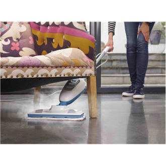 BLACK & DECKER Steam mop | FSM13E1-QS | Power 1300 W | Water tank capacity 0.38 L | White BLACK & DECKER Steam mop | FSM13E1-QS | Power 1300 W | Water tank capacity 0.38 L | White