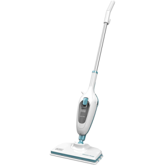 BLACK & DECKER Steam mop | FSM13E1-QS | Power 1300 W | Water tank capacity 0.38 L | White BLACK & DECKER Steam mop | FSM13E1-QS | Power 1300 W | Water tank capacity 0.38 L | White