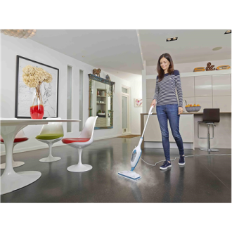 BLACK & DECKER Steam mop | FSM13E1-QS | Power 1300 W | Water tank capacity 0.38 L | White BLACK & DECKER Steam mop | FSM13E1-QS | Power 1300 W | Water tank capacity 0.38 L | White