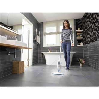 BLACK & DECKER Steam mop | FSM13E1-QS | Power 1300 W | Water tank capacity 0.38 L | White BLACK & DECKER Steam mop | FSM13E1-QS | Power 1300 W | Water tank capacity 0.38 L | White